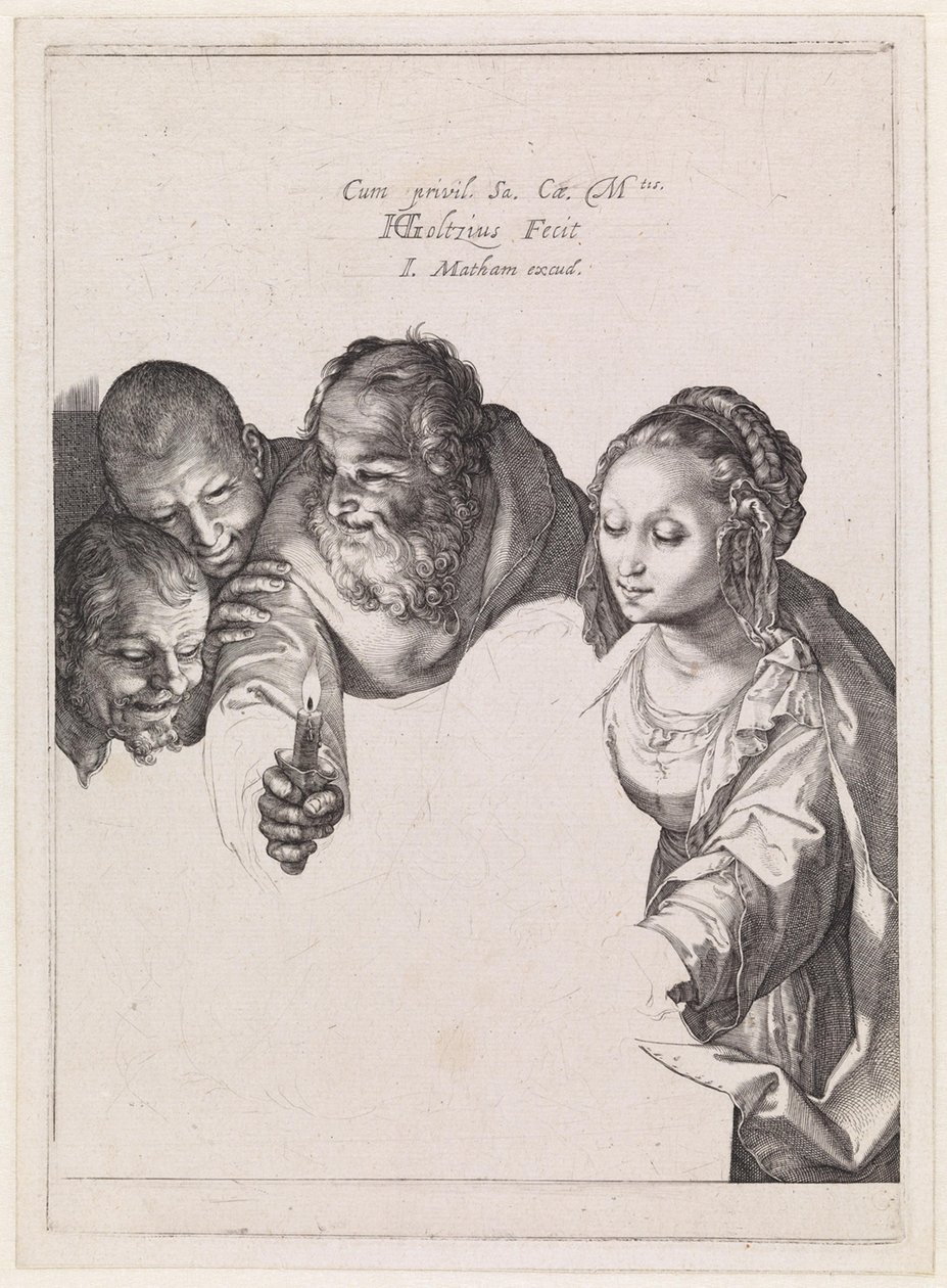 Herdarnas tillbedjan av Hendrick Goltzius