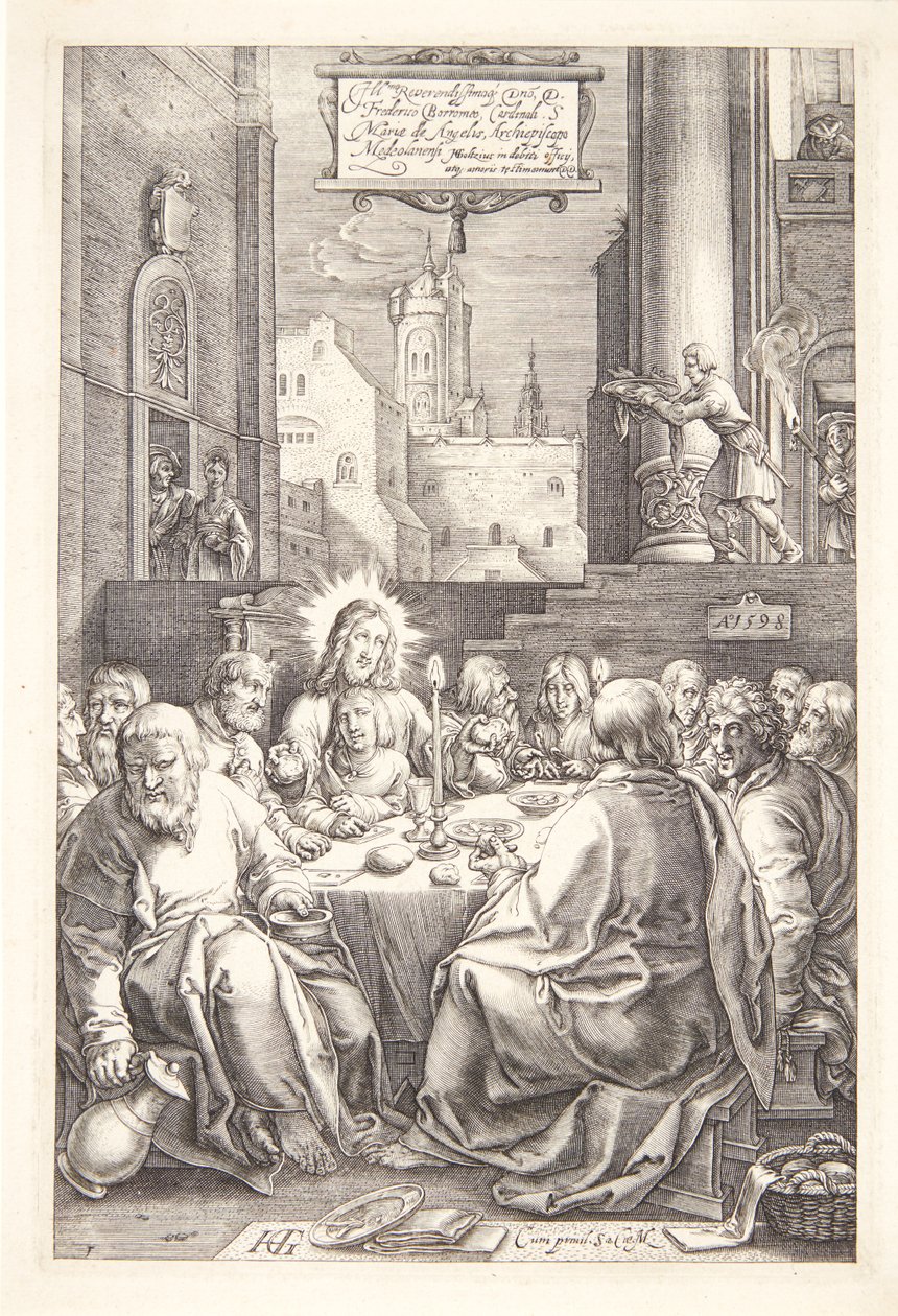 Nattvarden av Hendrick Goltzius