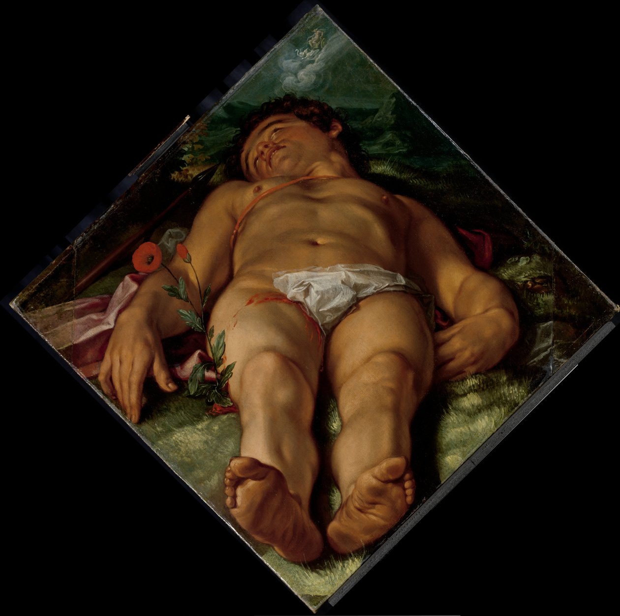 Döende Adonis av Hendrick Goltzius