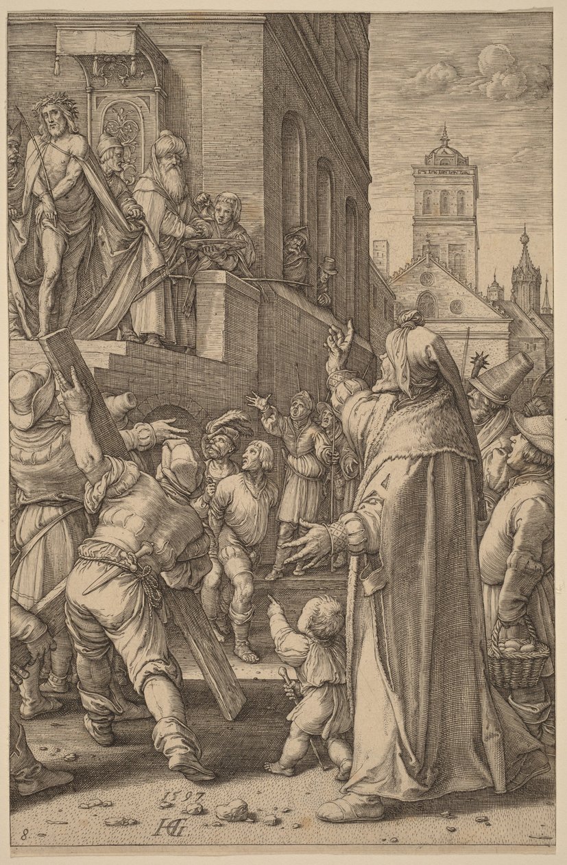 Se, här är mannen av Hendrick Goltzius