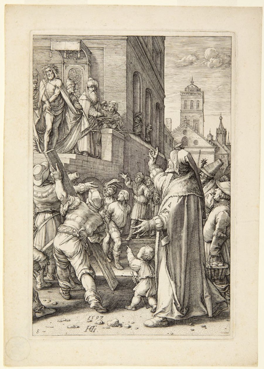 Se, här är mannen av Hendrick Goltzius