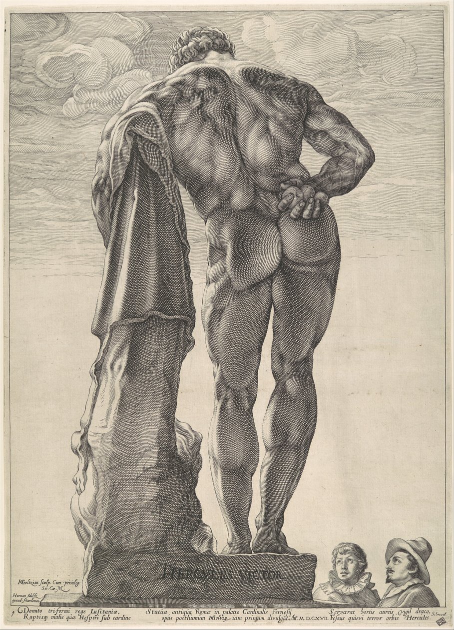 Farnese-Herkules av Hendrick Goltzius