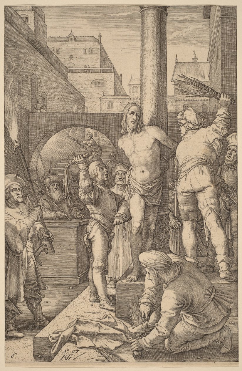 Kristi piskning av Hendrick Goltzius
