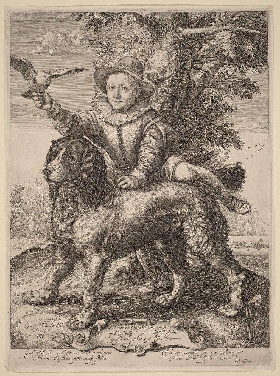 Frederik de Vries av Hendrick Goltzius