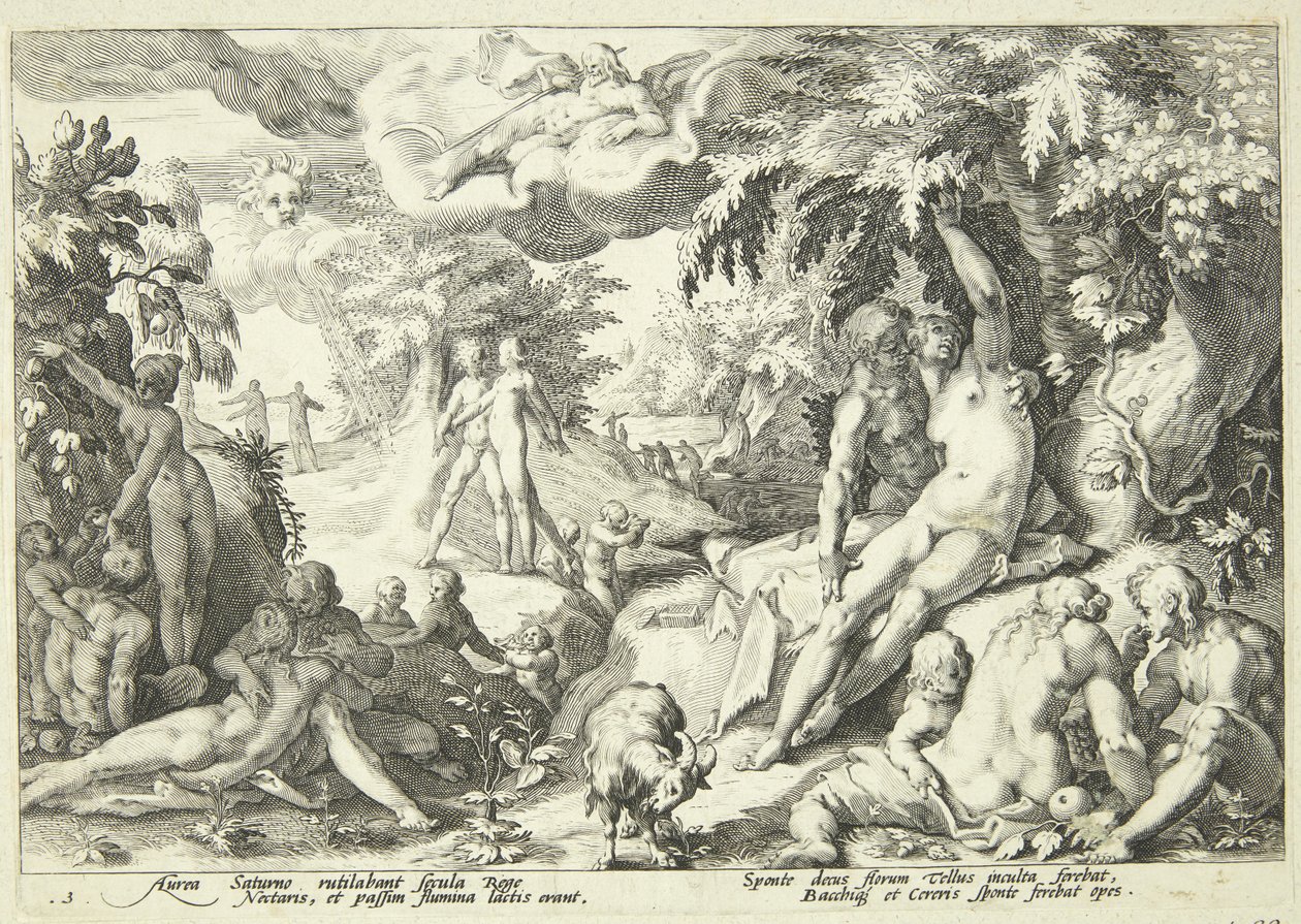 Den gyllene åldern av Hendrick Goltzius