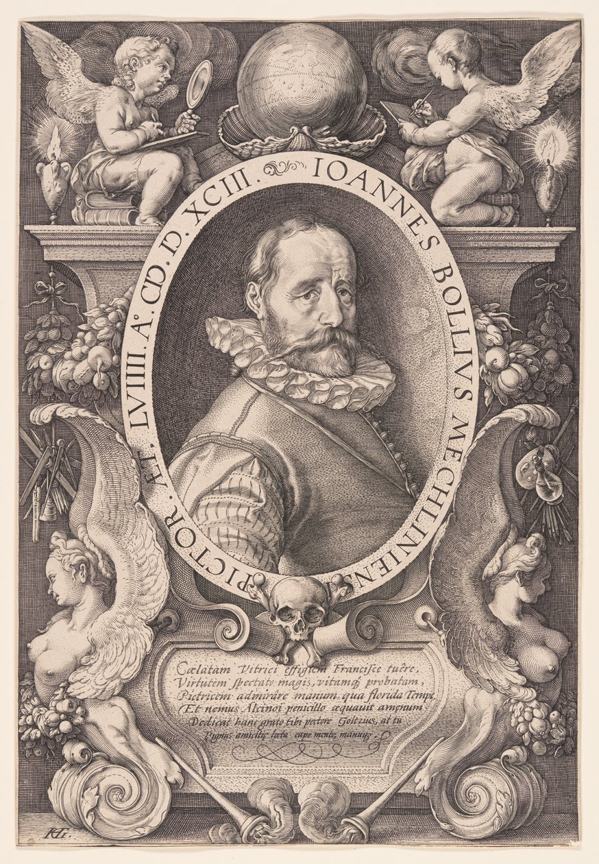 Hans Bol av Hendrick Goltzius