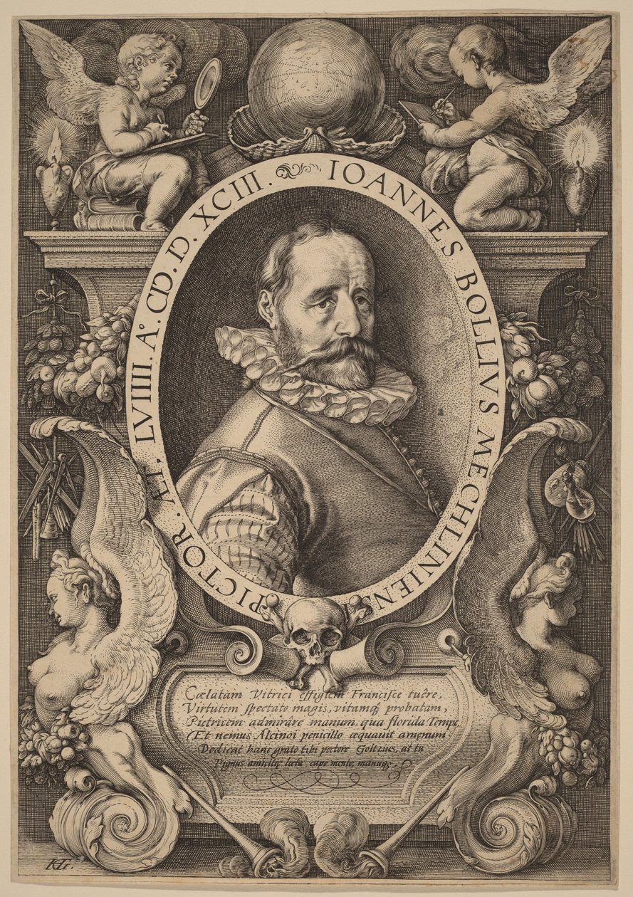 Hans Bol av Hendrick Goltzius
