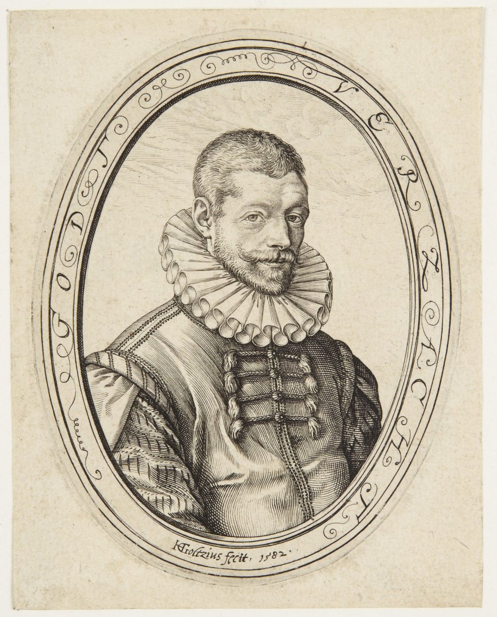 Hans Felbier av Hendrick Goltzius