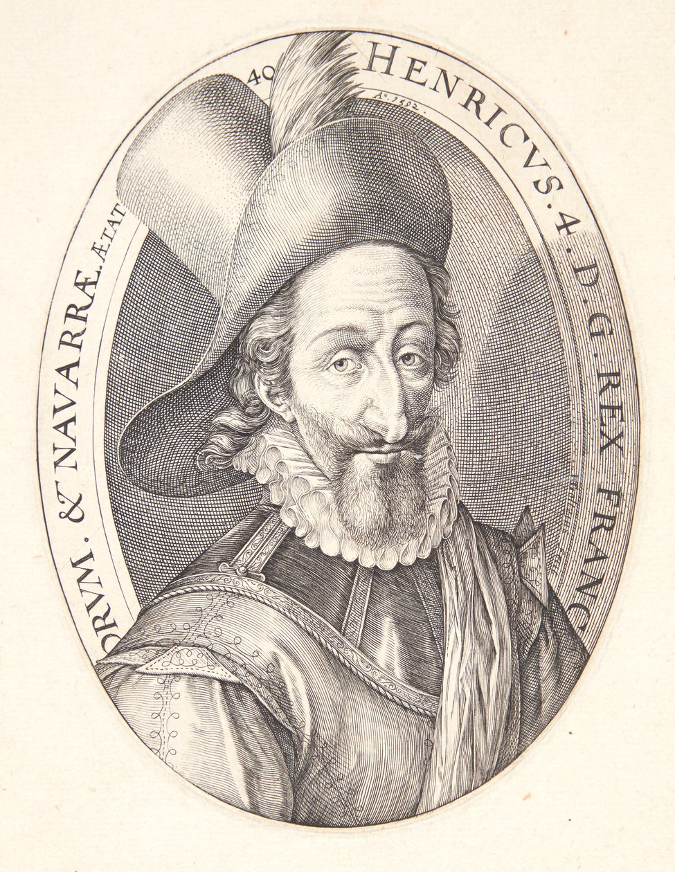 Henrik IV, kung av Frankrike av Hendrick Goltzius