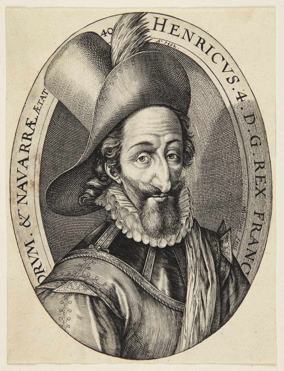 Henrik IV, kung av Frankrike av Hendrick Goltzius