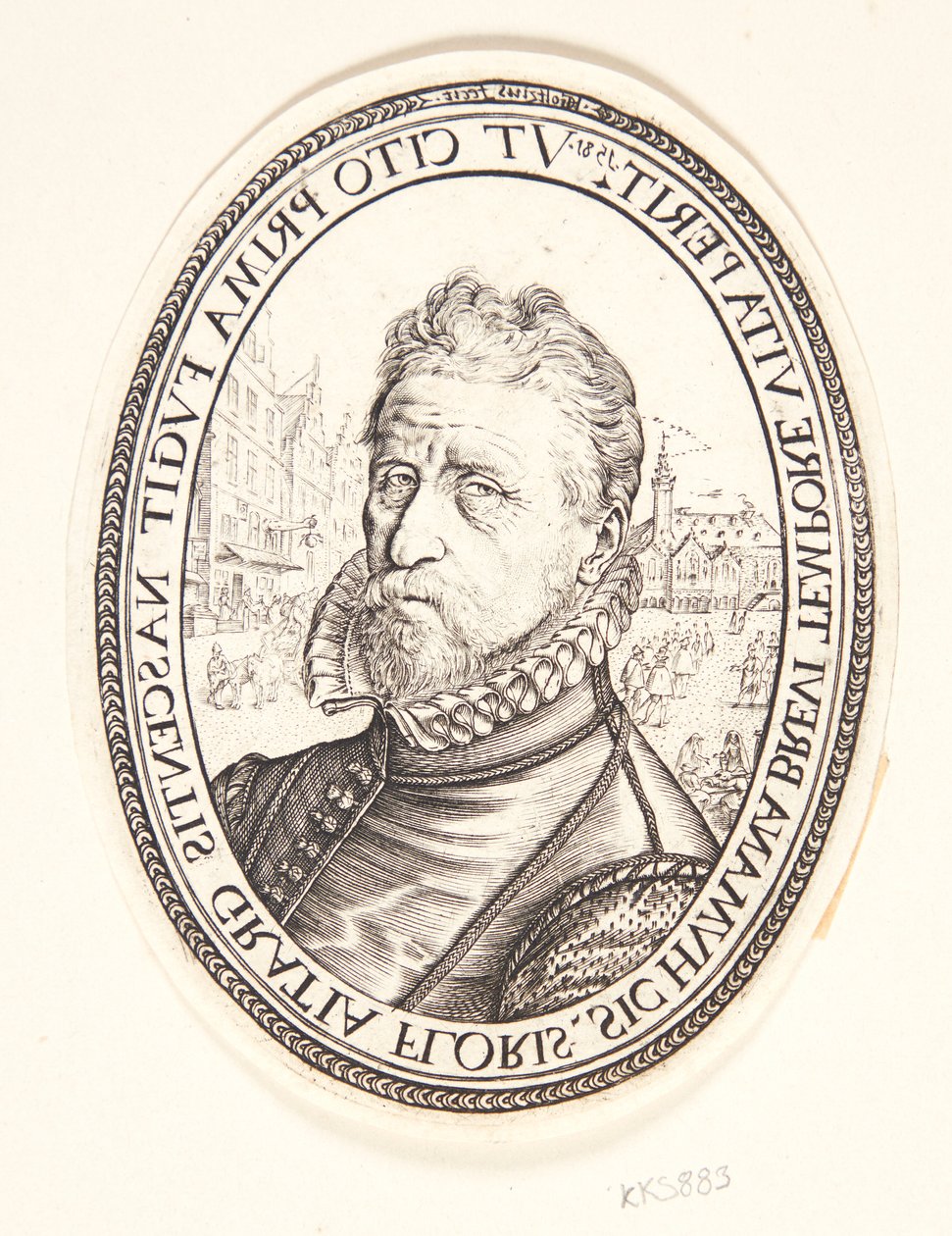 Hieronymus Scholiers av Hendrick Goltzius