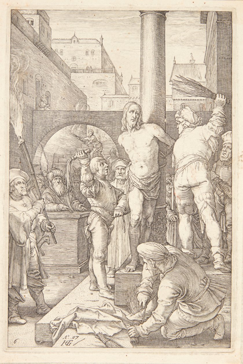 Flåningen av Hendrick Goltzius