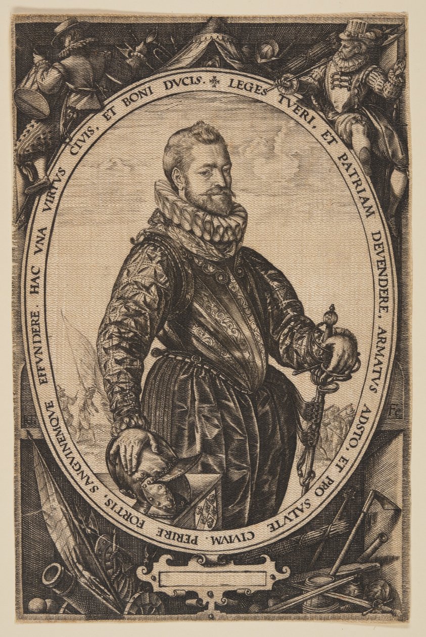 Jacques de la Faille av Hendrick Goltzius