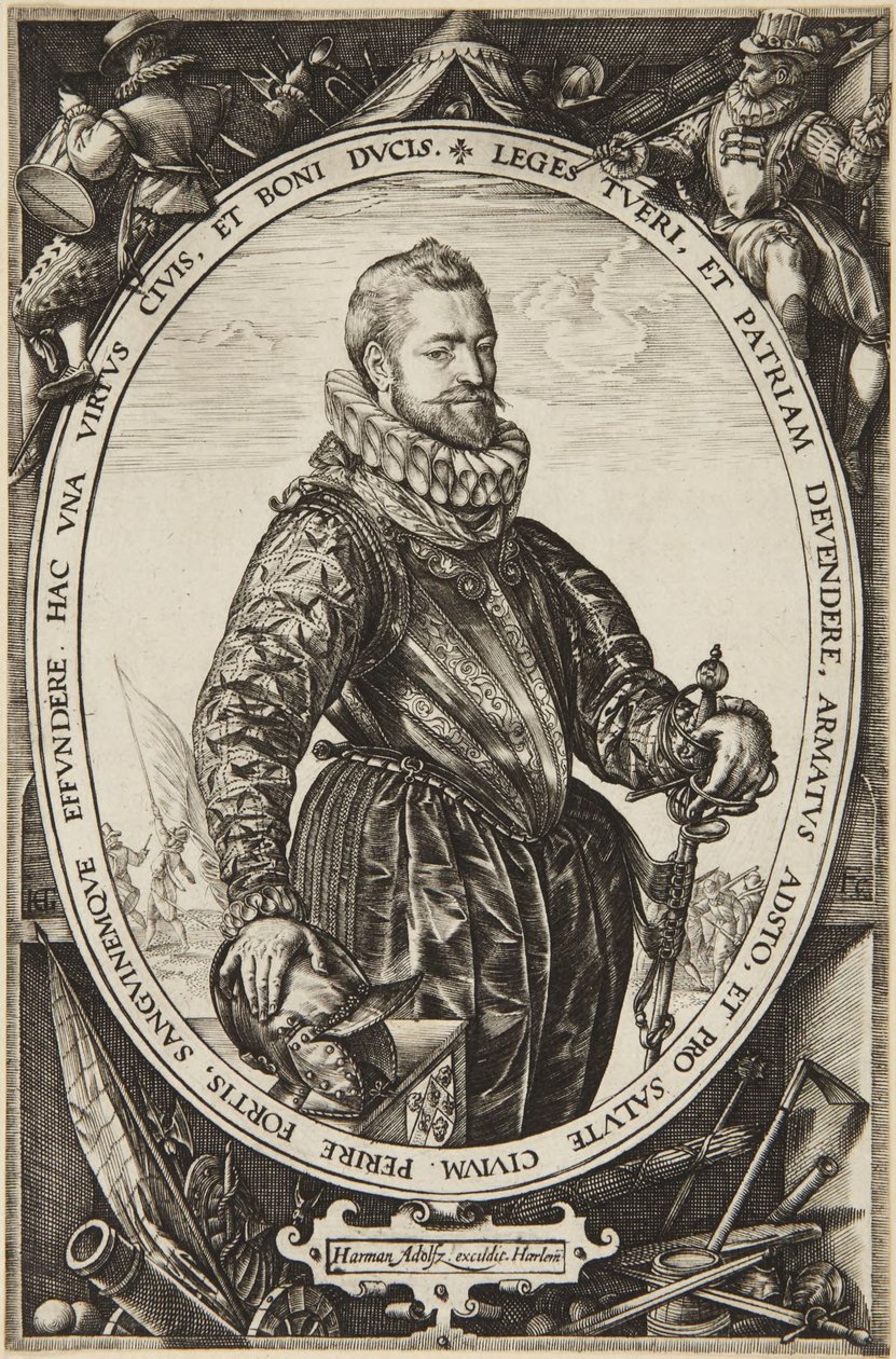 Jacques de la Faille av Hendrick Goltzius
