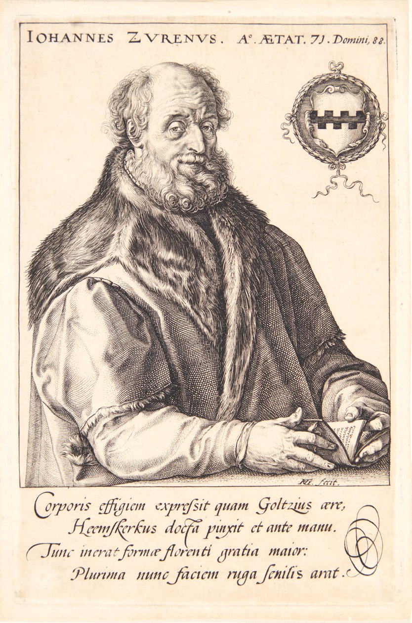 Jan van Zuren av Hendrick Goltzius