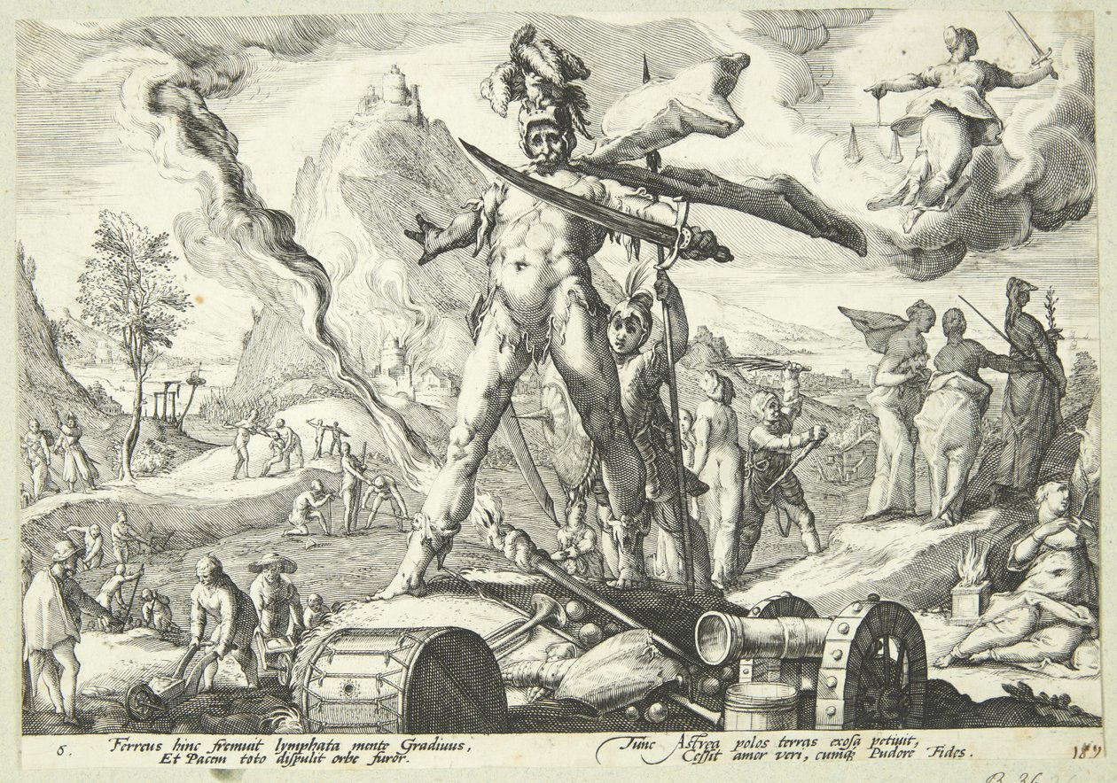 Järnåldern av Hendrick Goltzius