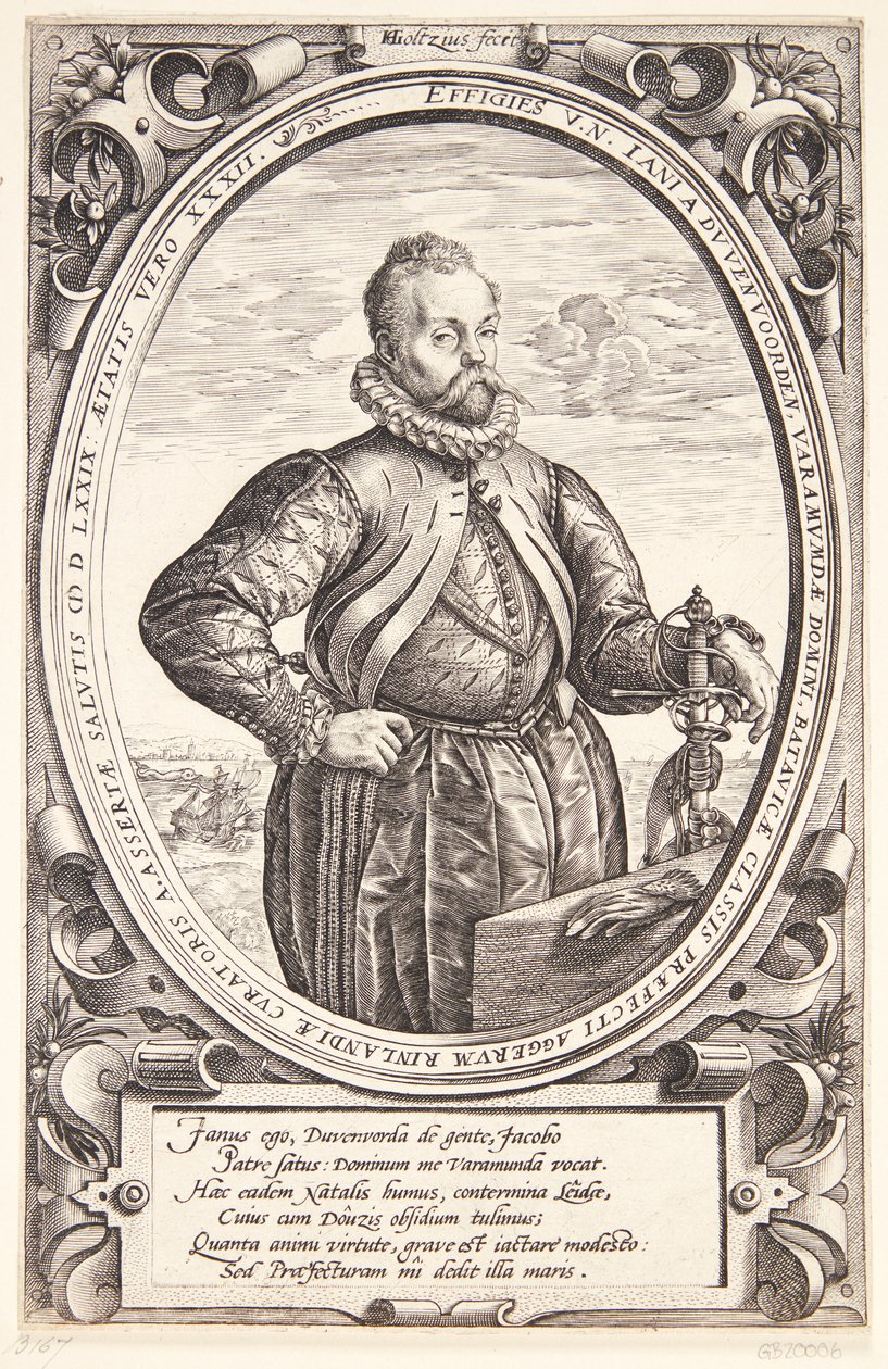 Johan van Duvenvoorde av Hendrick Goltzius
