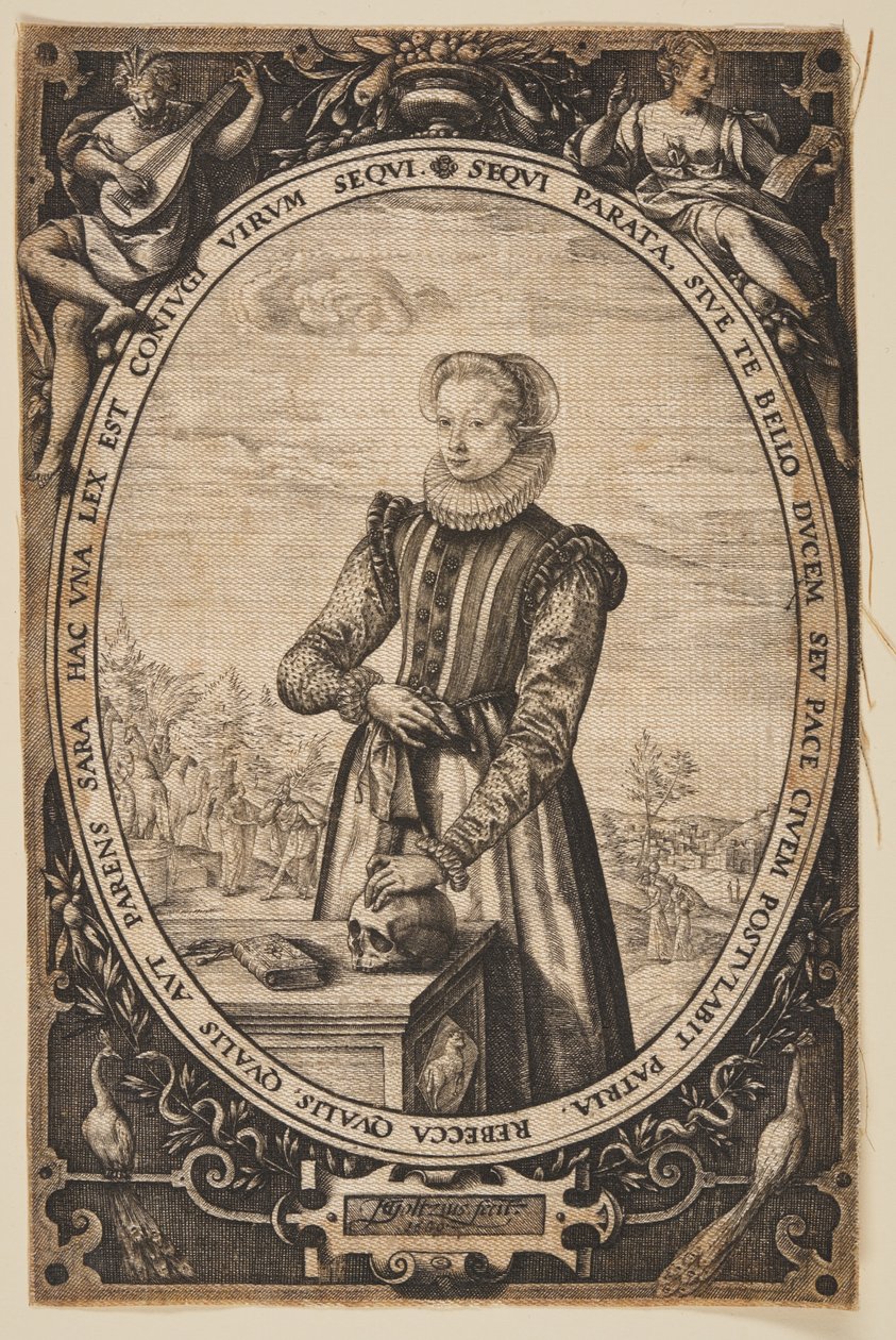 Josina Hamels av Hendrick Goltzius