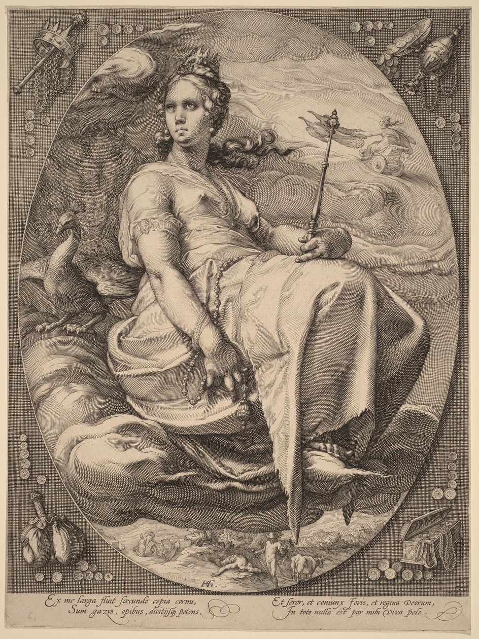 juni av Hendrick Goltzius