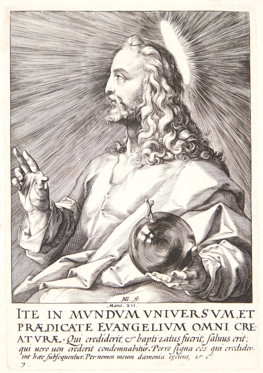 Kristus av Hendrick Goltzius