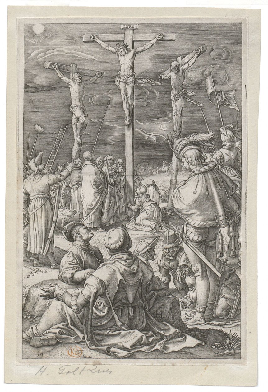 Korsfästelsen av Hendrick Goltzius