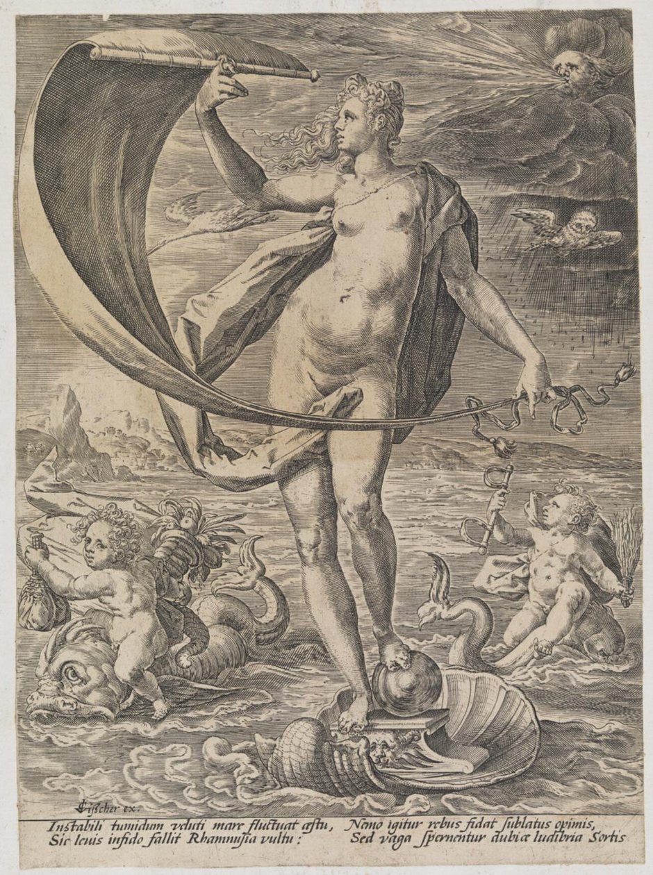 Lyckan (Instabili tumidum veluti ...) av Hendrick Goltzius