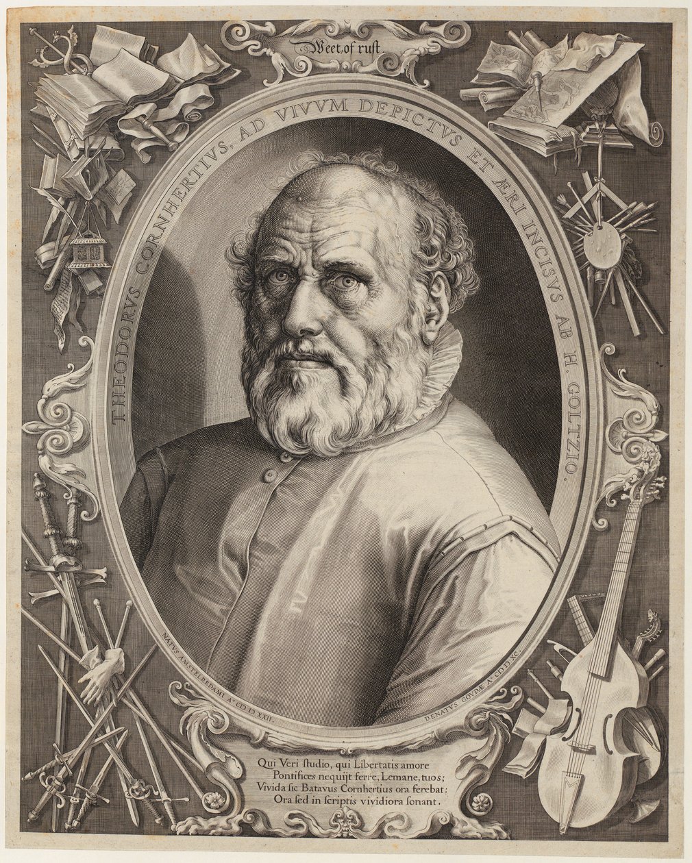 Mars och Venus överraskade av Vulcanus av Hendrick Goltzius