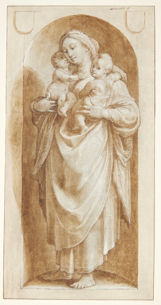 Välgörenhet av Hendrick Goltzius