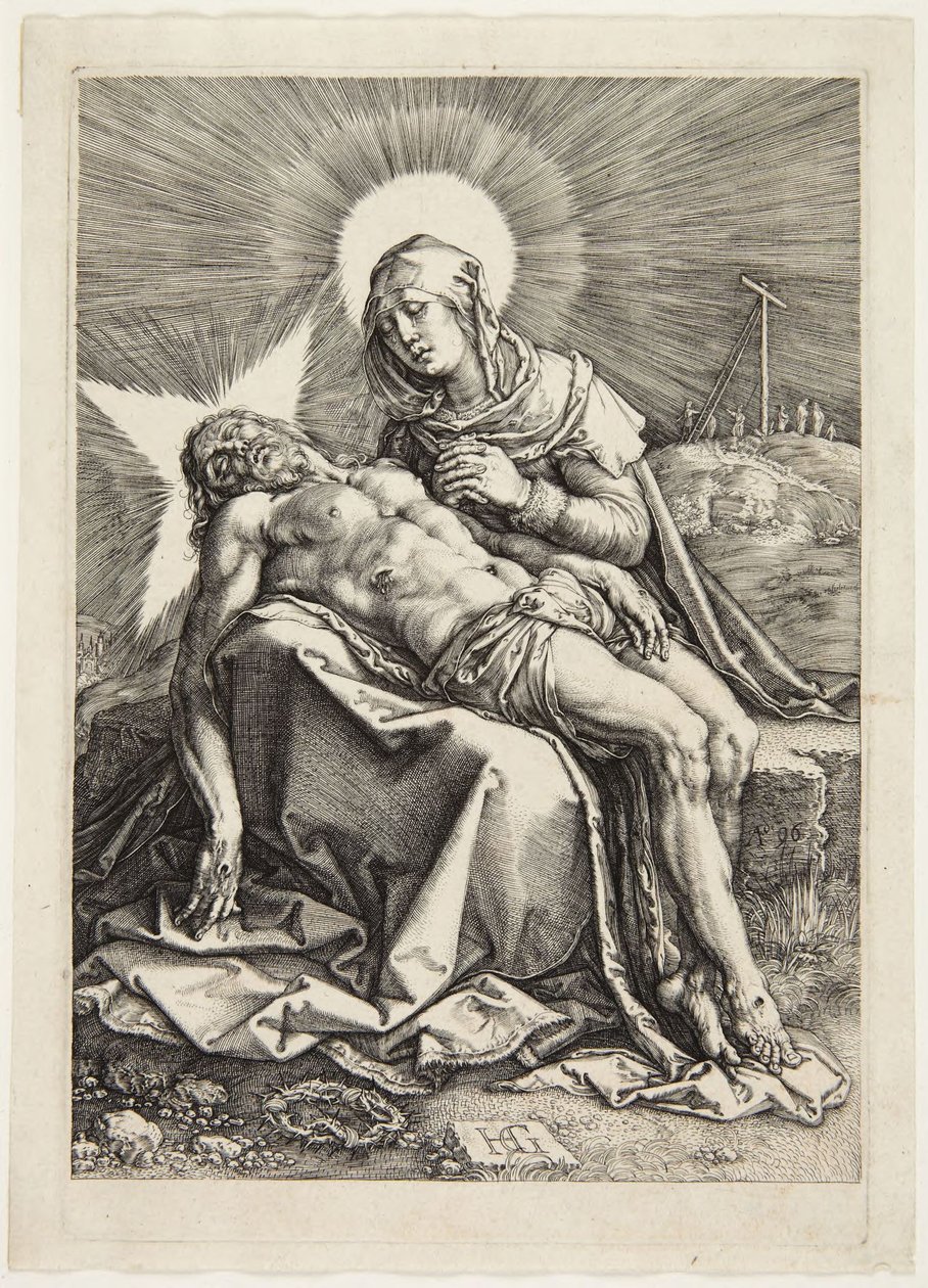 Pietà av Hendrick Goltzius