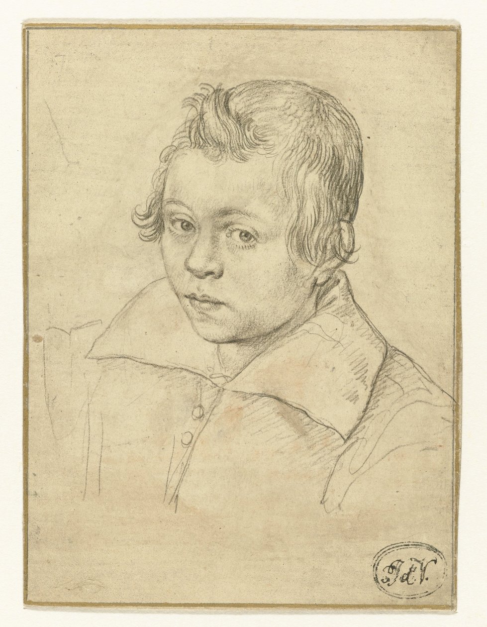 Porträtt av Christiaen Rodenburg () av Hendrick Goltzius