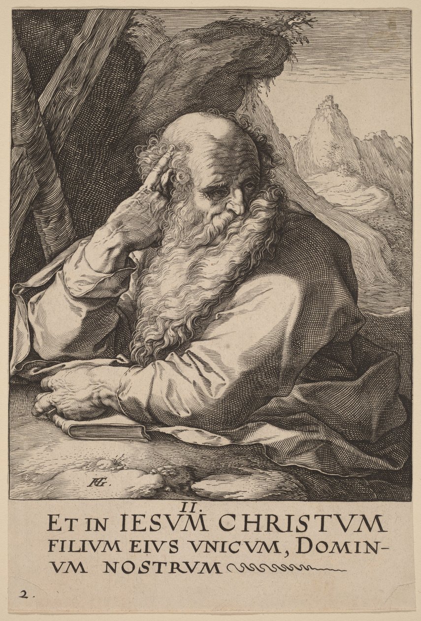 Sankt Andreas av Hendrick Goltzius