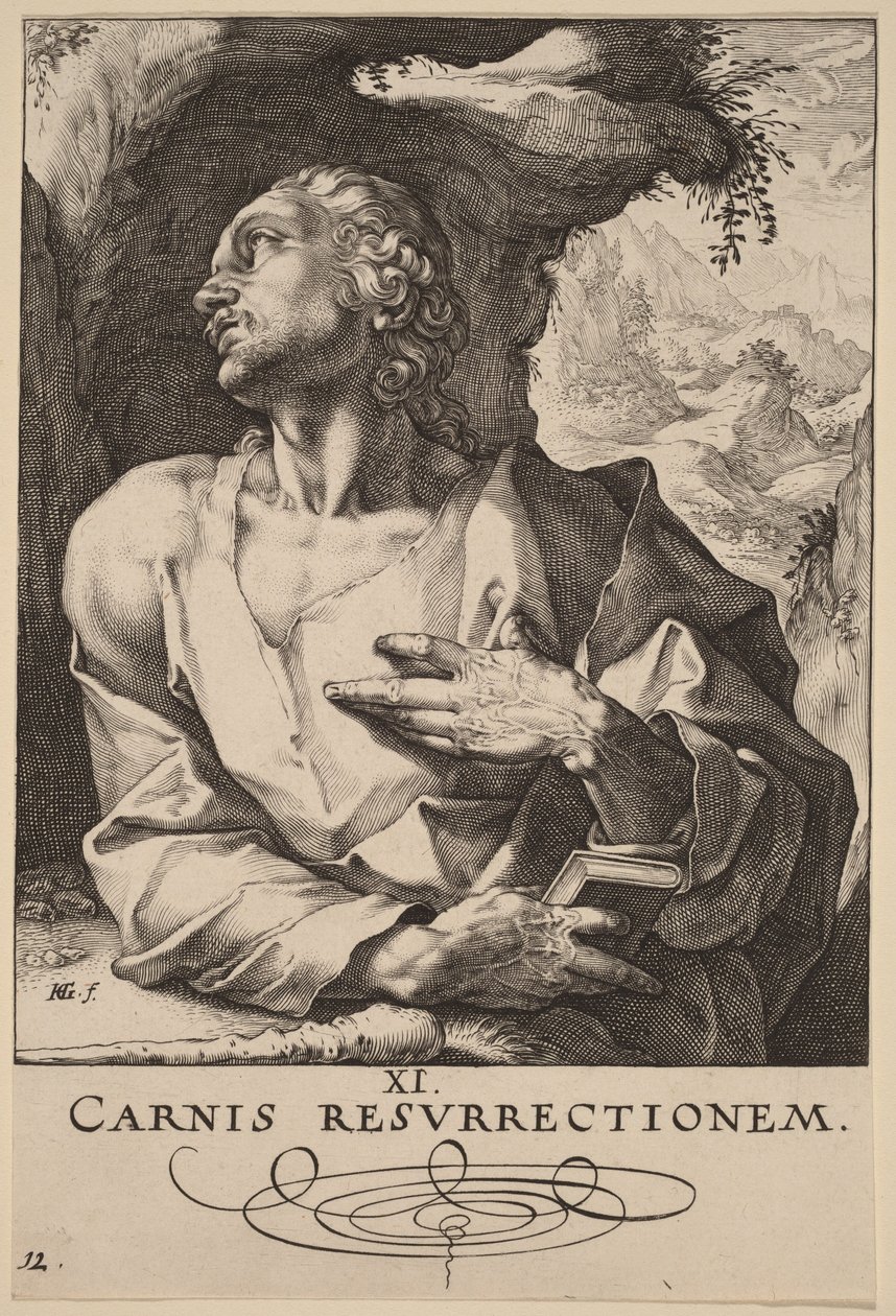 Sankt Judas Taddeus av Hendrick Goltzius