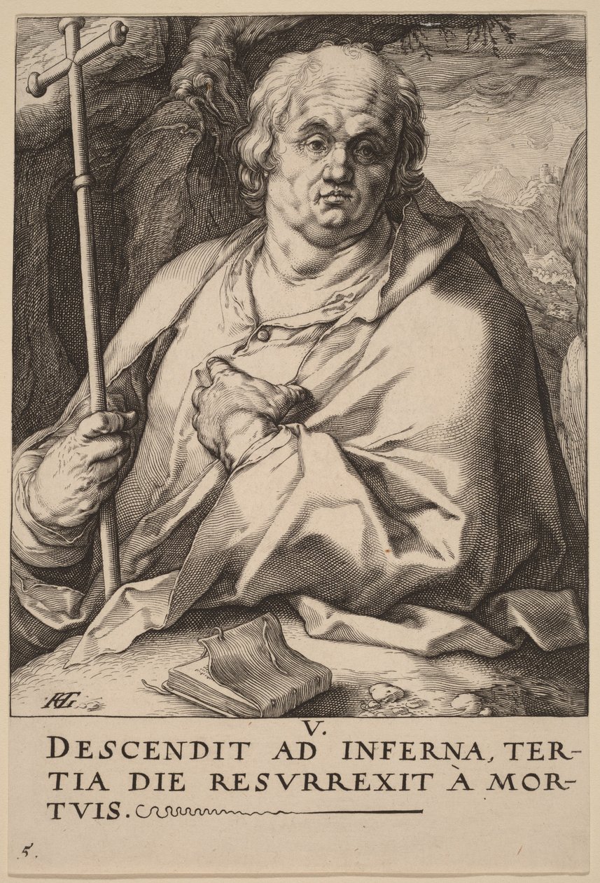 Saint Philip av Hendrick Goltzius