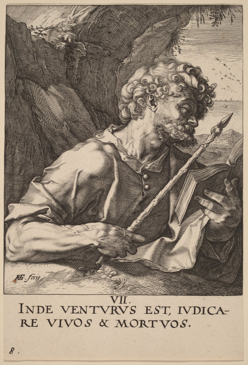 Sankt Thomas av Hendrick Goltzius
