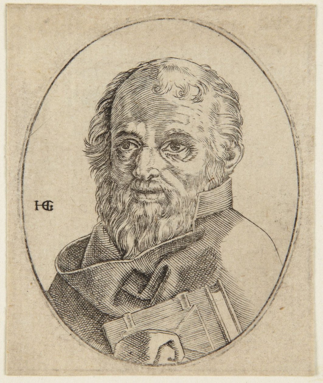 Sankt Mattias av Hendrick Goltzius
