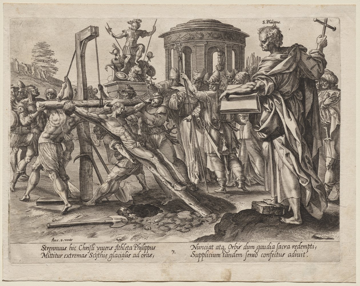 St. Philip av Hendrick Goltzius