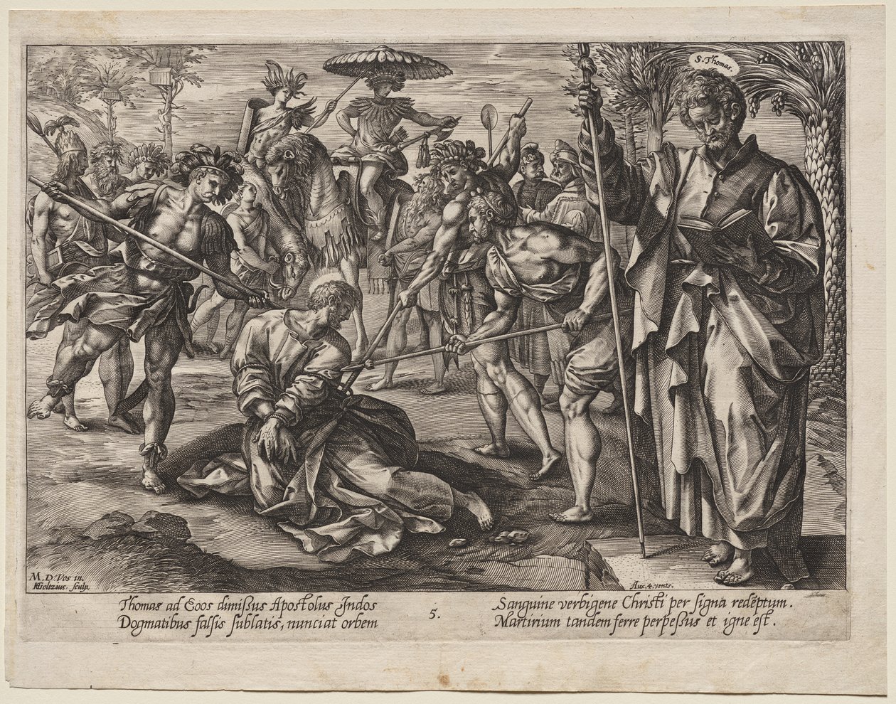 St Thomas av Hendrick Goltzius
