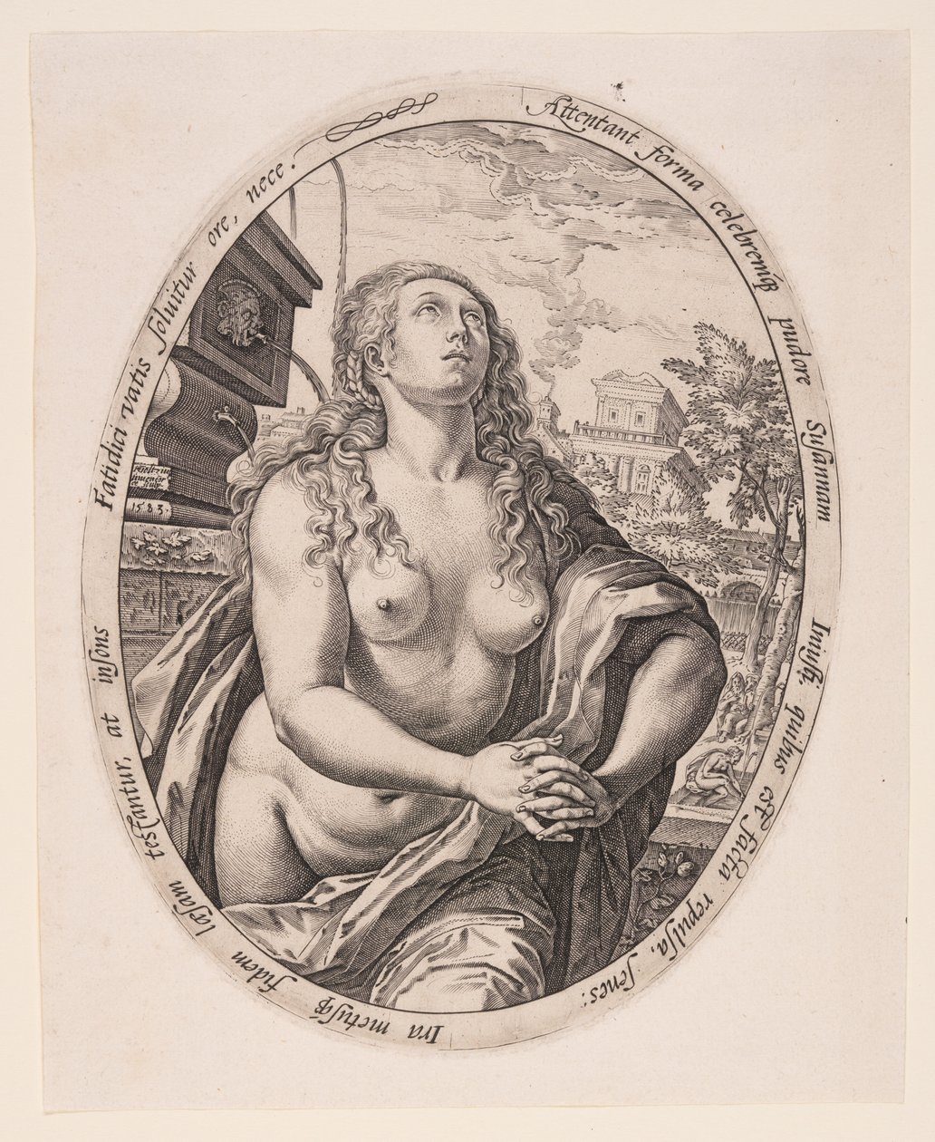 Susanna av Hendrick Goltzius