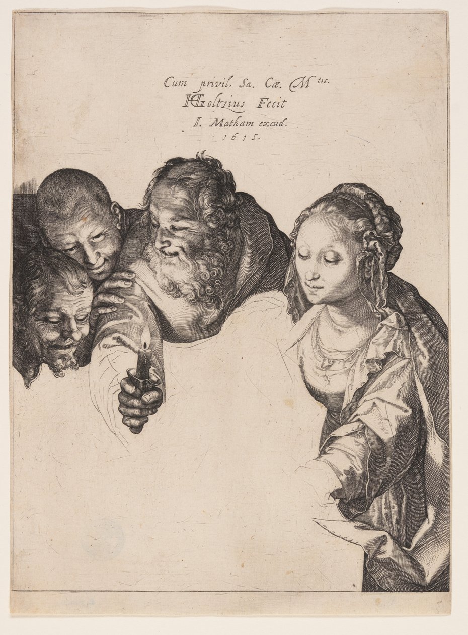 Herdarnas tillbedjan av Hendrick Goltzius