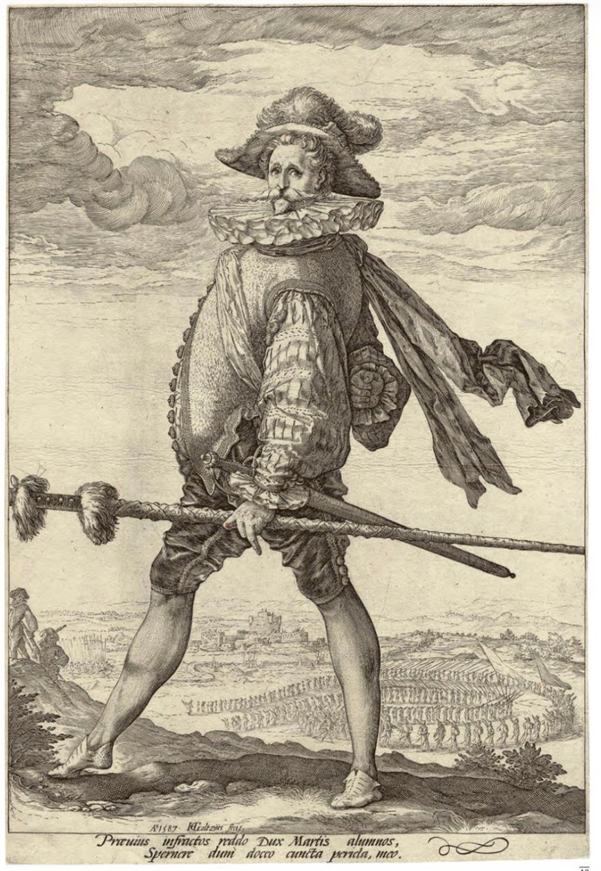 Infanteriets kapten av Hendrick Goltzius