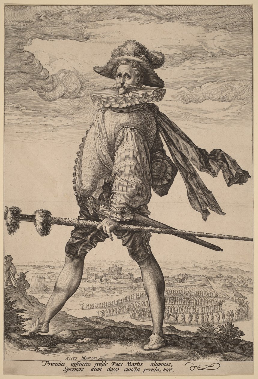 Infanterikaptenen av Hendrick Goltzius