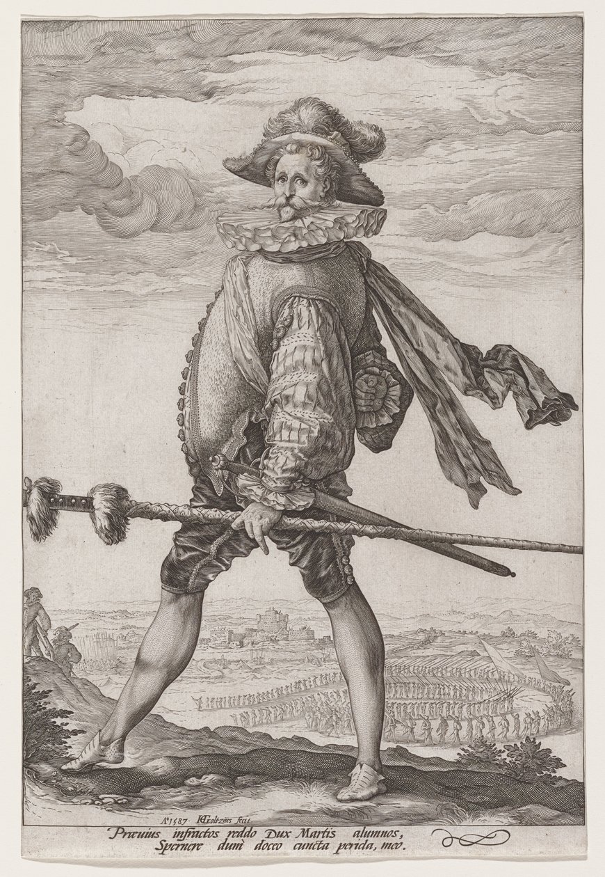 Infanteriets kapten av Hendrick Goltzius