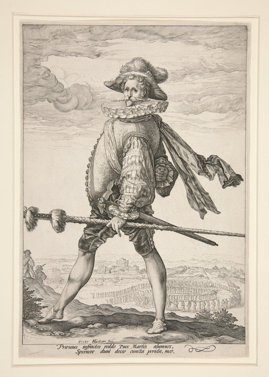 Infanteriets kapten av Hendrick Goltzius