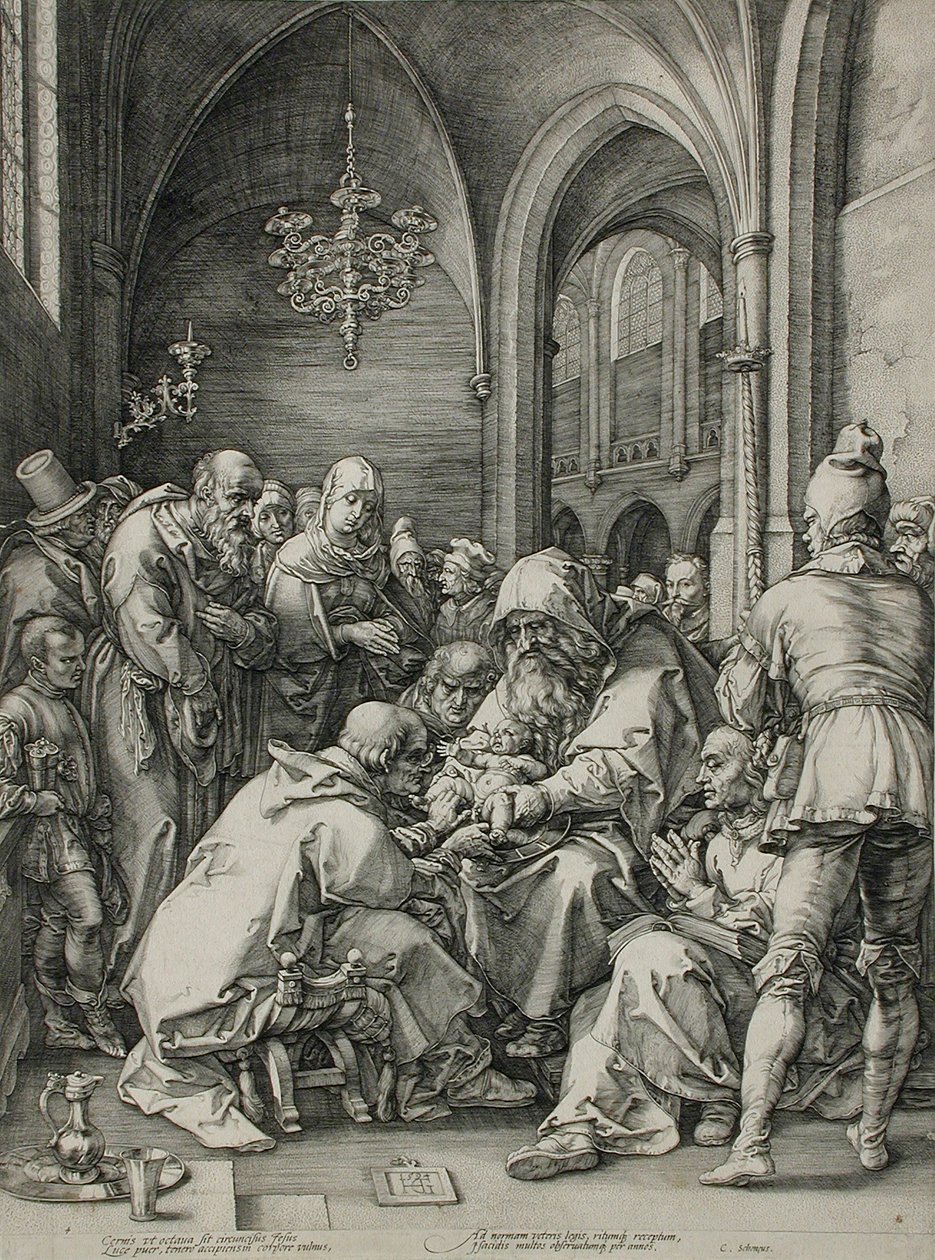 Omskärelsen av Hendrick Goltzius