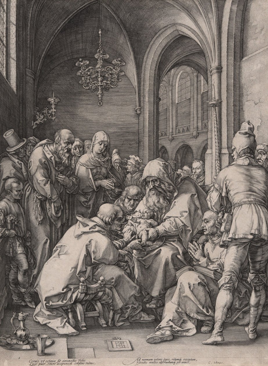 Omskärelsen av Hendrick Goltzius