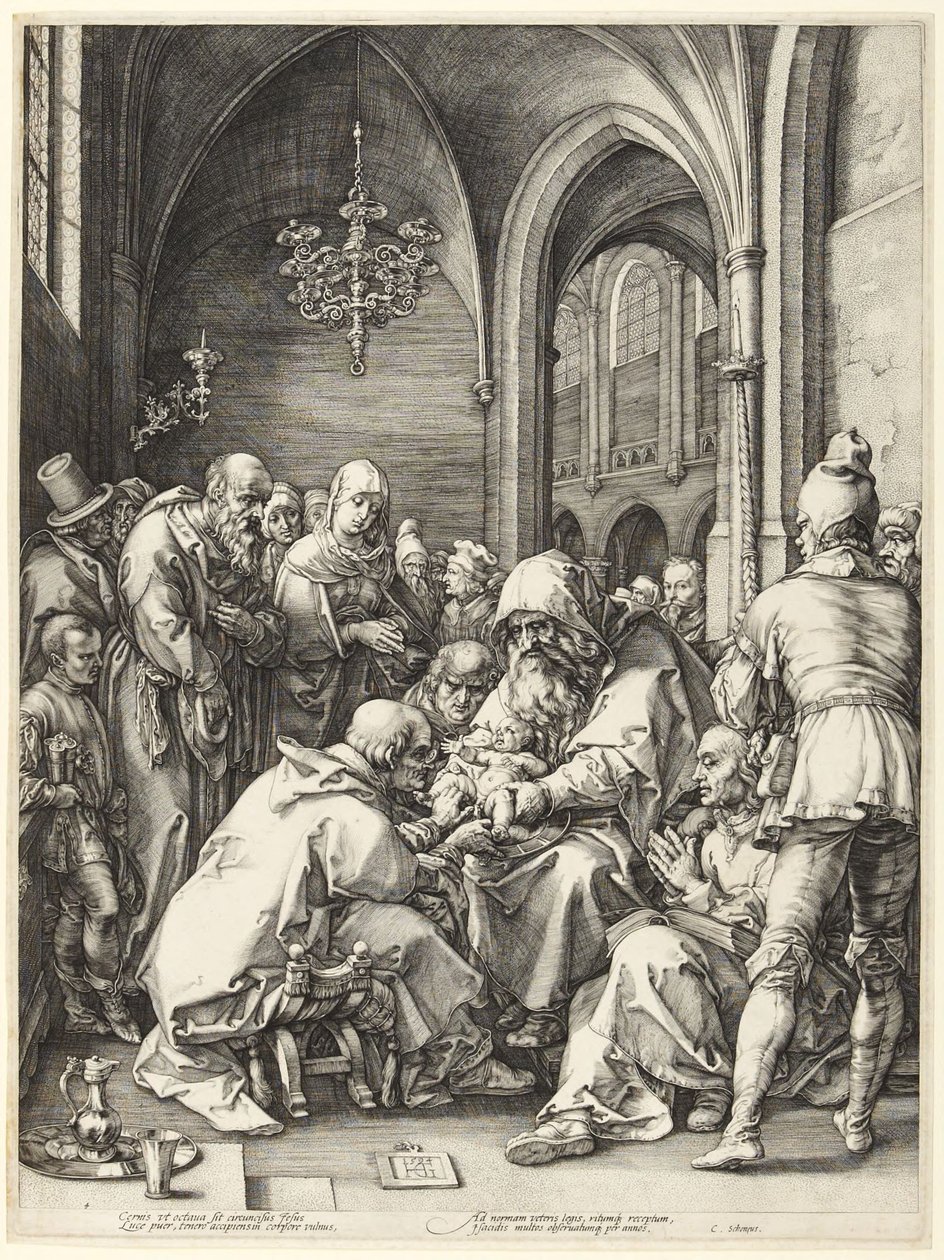 Omskärelsen av Hendrick Goltzius