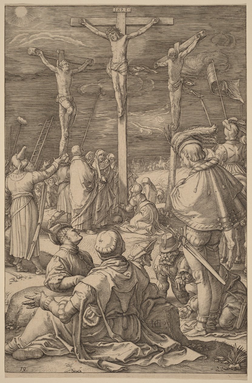 Korsfästelsen av Hendrick Goltzius