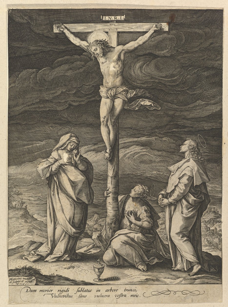 Korsfästelsen av Hendrick Goltzius