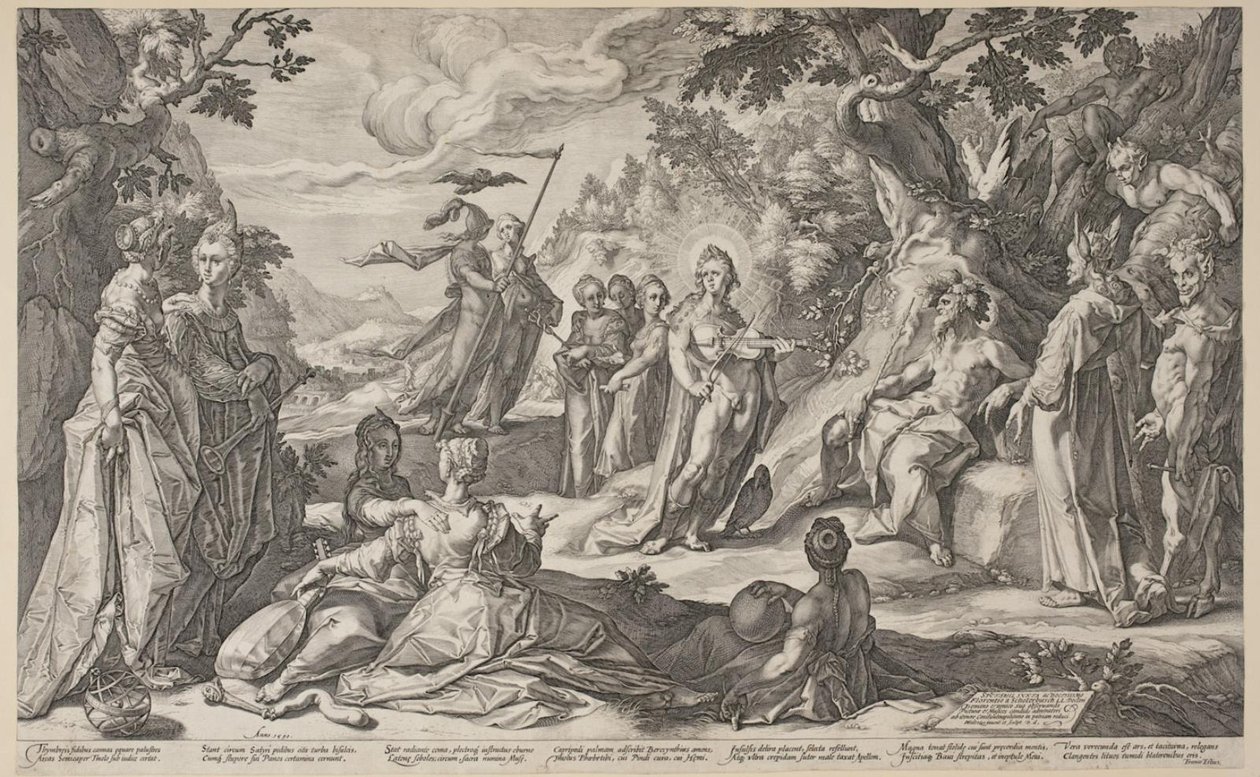 Midas dom av Hendrick Goltzius