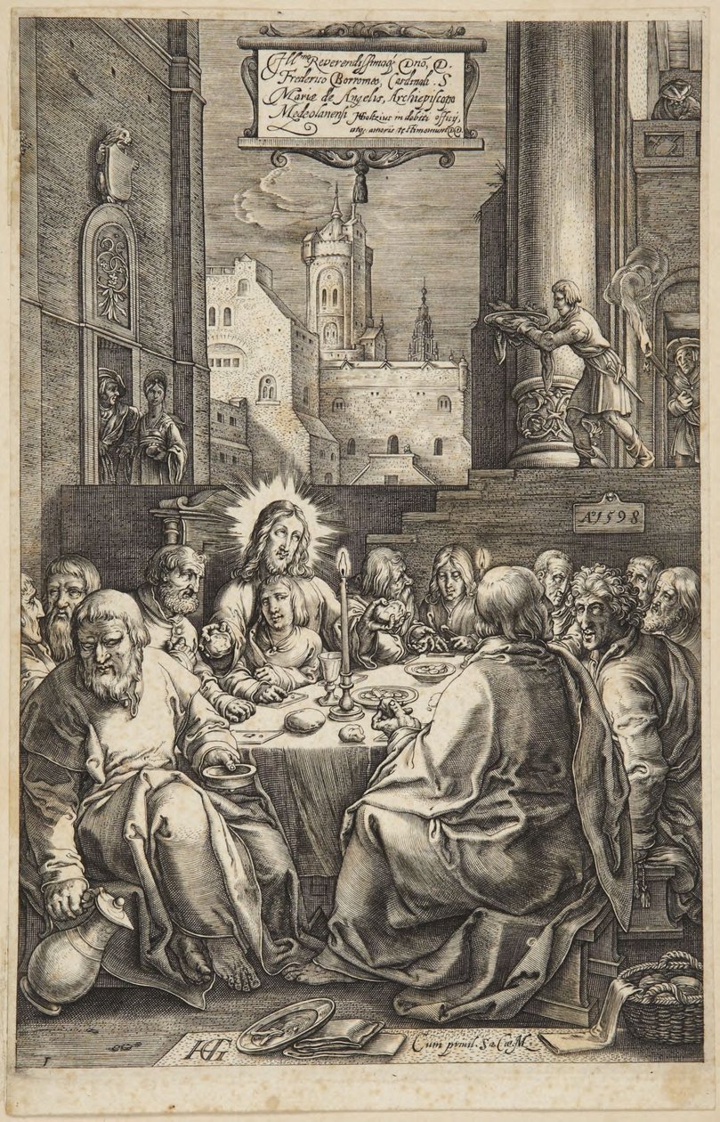 Den sista måltiden av Hendrick Goltzius